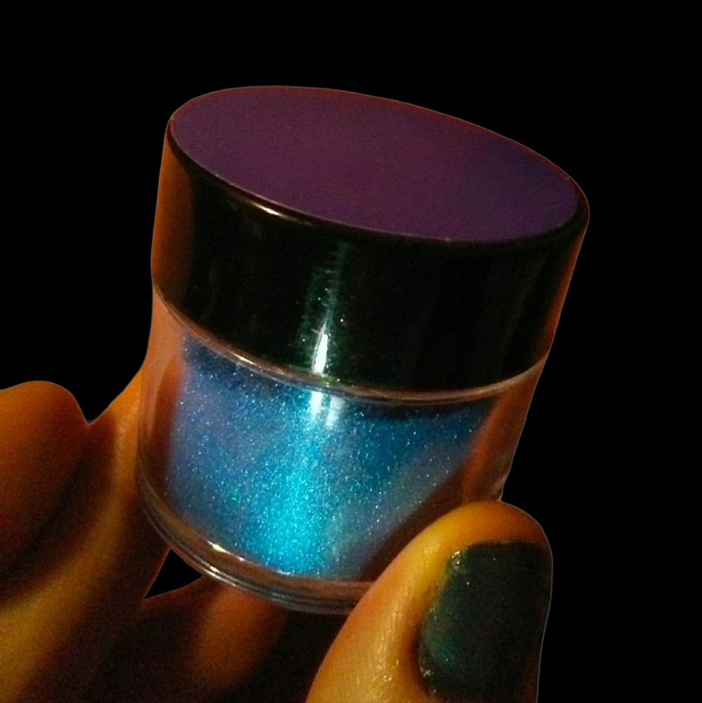 Denim Blue Miners Jeans Cosmetic Grade Mica Pigment DIY Nail Dip Eyeshadow Color